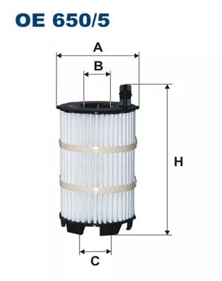 Oliefilter FILTRON OE 650/5)