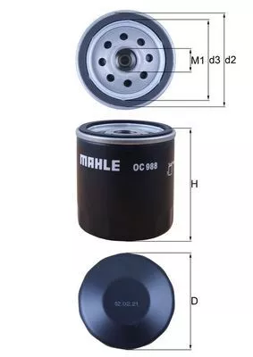 Oil Filter KNECHT OC 988)
