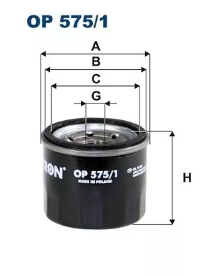 Oil Filter FILTRON OP 575/1)