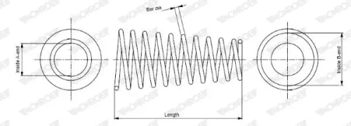 Veerophanging MONROE SP3523)