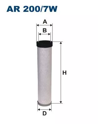 Secondary Air Filter FILTRON AR 200/7W)