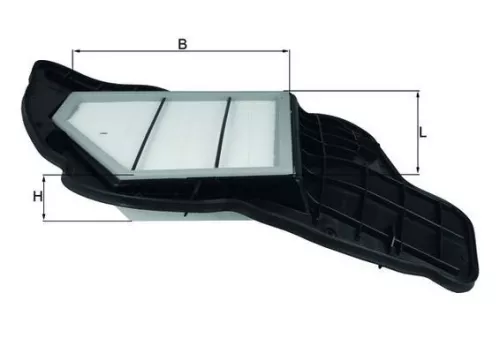 Luchtfilter KNECHT LX 1684/5)