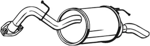 Achterdemper BOSAL 228-057)
