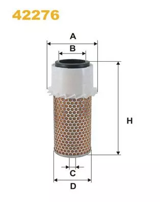 Air Filter WIX FILTERS 42276)