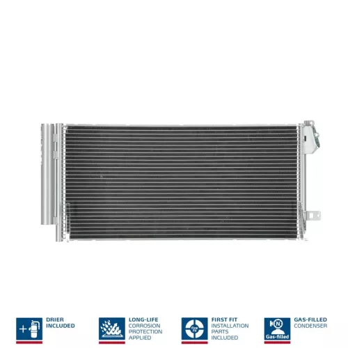 Condensor, airconditioning NISSENS 940169)