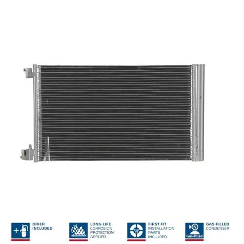 Condensor, airconditioning NISSENS 940124)