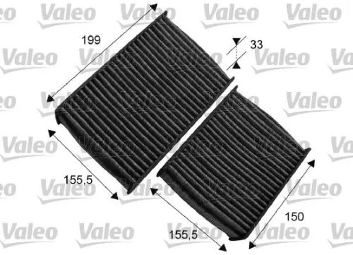 Filter, cabin air VALEO 715557)
