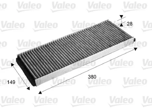 Filter, cabin air VALEO 715578)