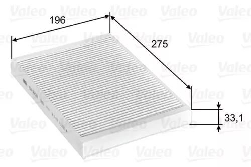 Filter, cabin air VALEO 715597)