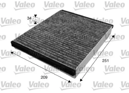 Filter, cabin air VALEO 715628)