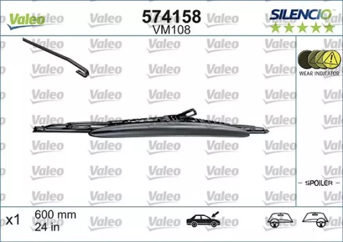 Wiper Blade VALEO 574158)
