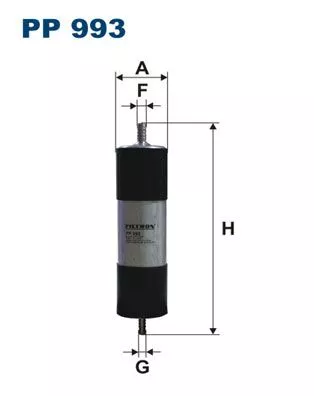 Brandstoffilter FILTRON PP 993)
