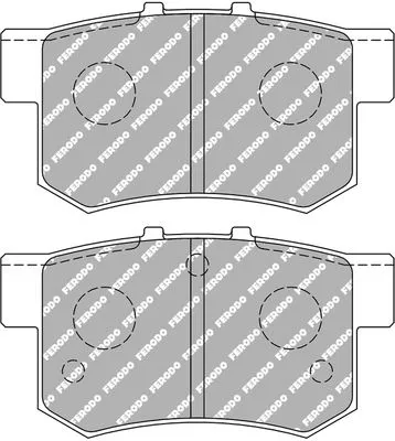 Remblokkenset, schijfrem FERODO RACING FCP956R)