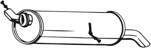Achterdemper BOSAL 190-097)