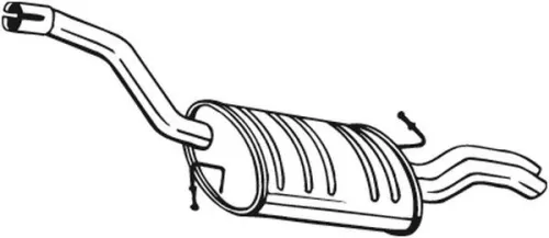 Achterdemper BOSAL 233-145)