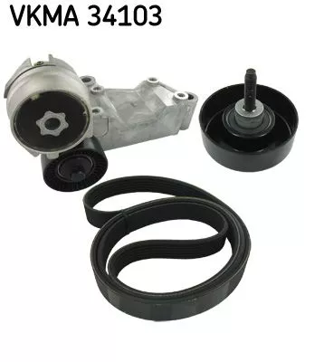 V-ribbed Belt Set SKF VKMA 34103)