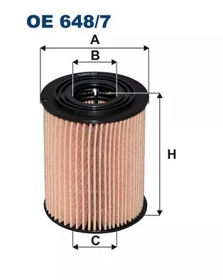 Oliefilter FILTRON OE 648/7)