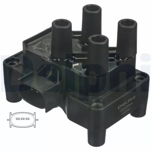 Ignition Coil DELPHI CE20044-12B1)