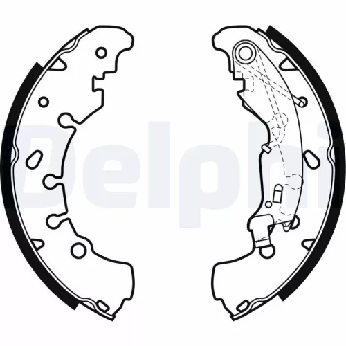 Brake Shoe Set DELPHI LS1980)