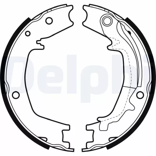 Remblokkenset DELPHI LS1985)