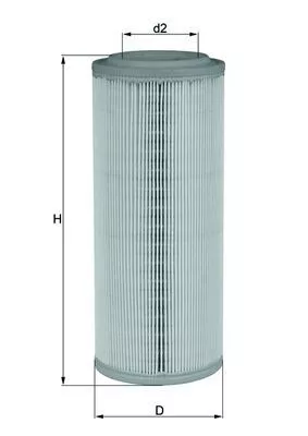 Luchtfilter KNECHT LX 2682)