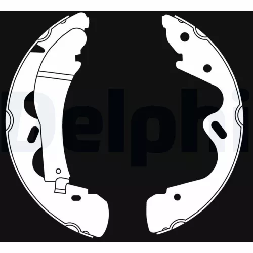 Brake Shoe Set DELPHI LS2019)