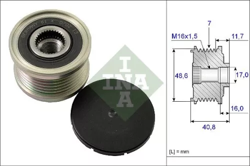 Alternator Freewheel Clutch Schaeffler INA 535 0080 10)