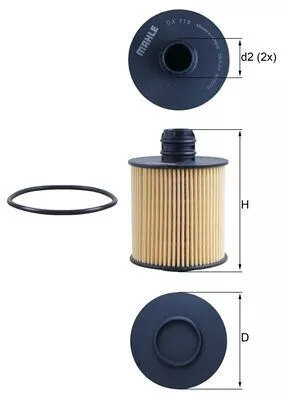 Oliefilter KNECHT OX 779D)