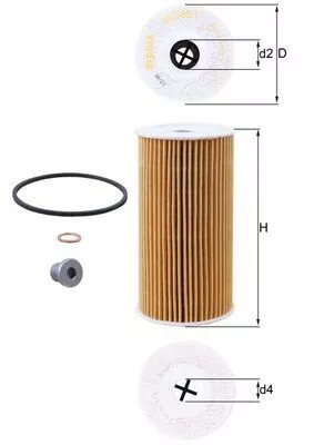 Oliefilter KNECHT OX 365/1D)