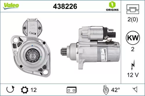 Starter VALEO 438226)