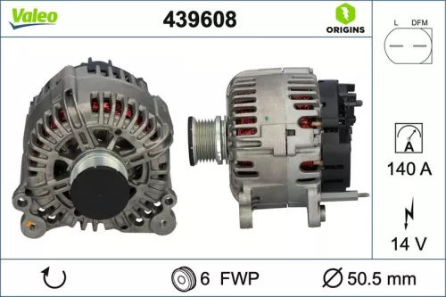 Alternator VALEO 439608)