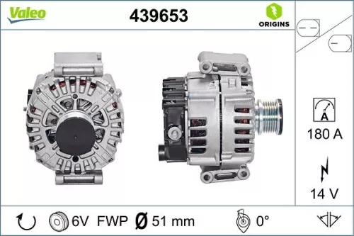 Alternator VALEO 439653)