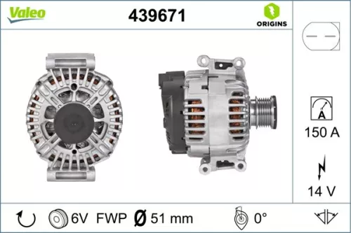 Alternator VALEO 439671)