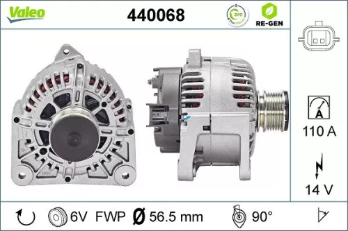 Alternator VALEO 440068)
