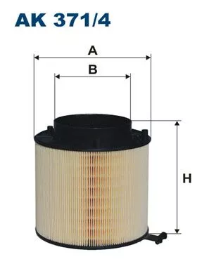 Air Filter FILTRON AK 371/4)