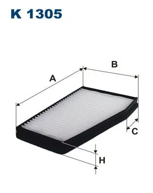 Filter, cabinelucht FILTRON K 1305)