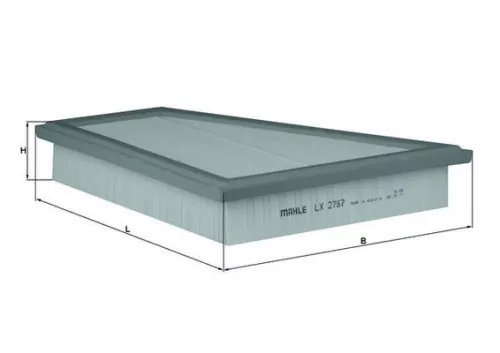 Luchtfilter KNECHT LX 2787)