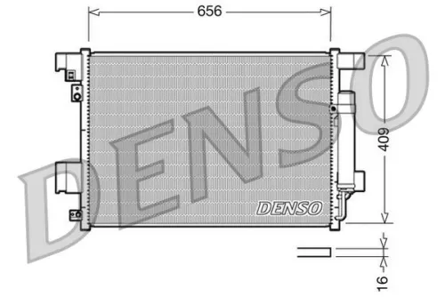 Condensor, airconditioning DENSO DCN21001)