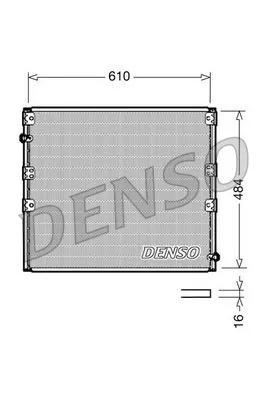 Condensor, airconditioning DENSO DCN50020)