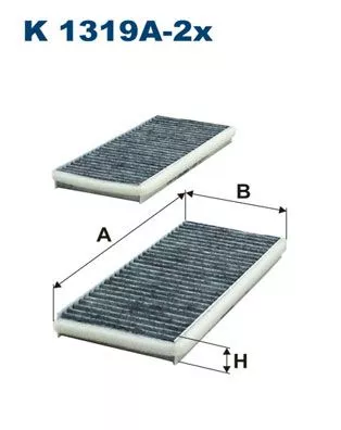 Filter, cabinelucht FILTRON K 1319A-2x)