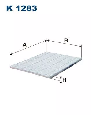 Filter, cabinelucht FILTRON K 1283)