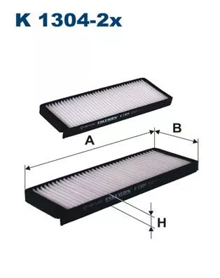 Filter, cabinelucht FILTRON K 1304-2x)