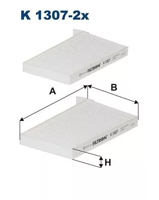 Filter, cabinelucht FILTRON K 1307-2x)