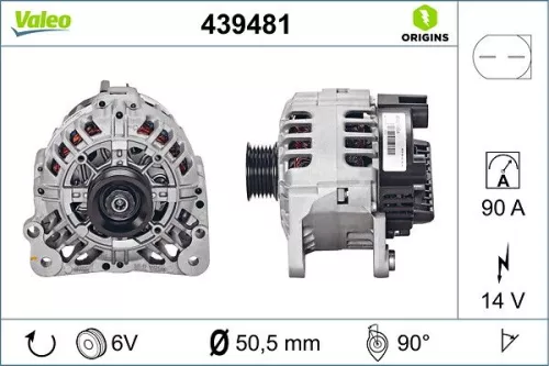 Alternator VALEO 439481)