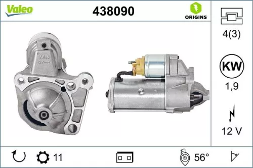 Starter VALEO 438090)
