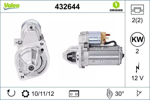 Starter VALEO 432644)