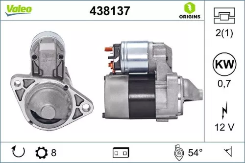 Starter VALEO 438137)
