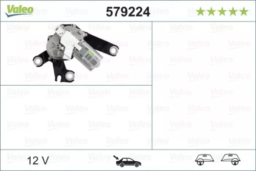 Ruitenwissermotor VALEO 579224)