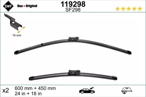 Wiper Blade SWF 119298)
