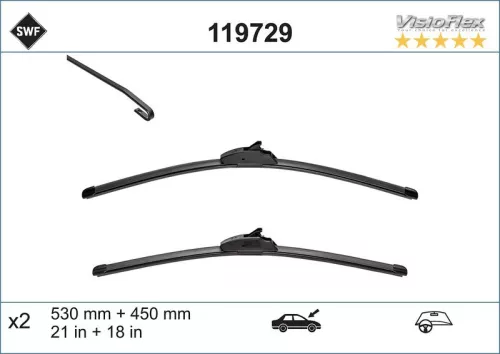 Wiper Blade SWF 119729)